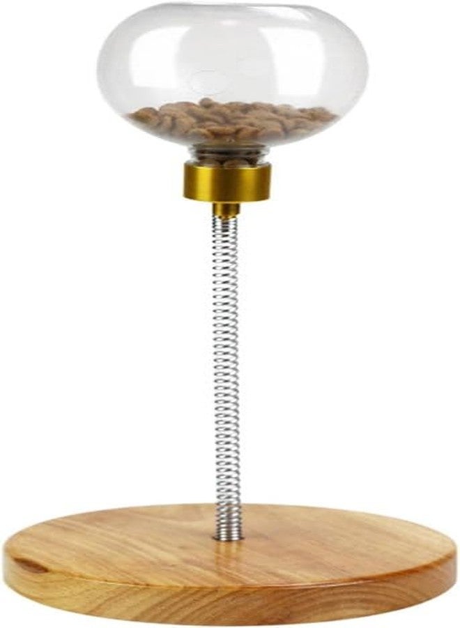 KittuPet Cat Puzzle Tumbler, Cat Feeder Ball Interactive Game for Your Cat, Cat Kitten Spring Ball Toys Pet Puzzle Supplies Food Dispensing Temptation Cat Treats - Image 5